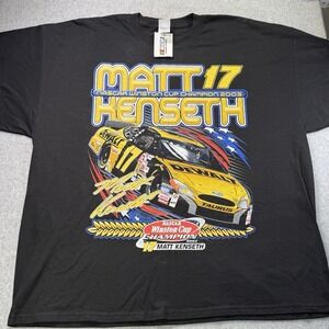 Vintage 2003 Matt Kenseth NASCAR Winston Cup‎ Champion T-Shirt XXL Dewalt NWT